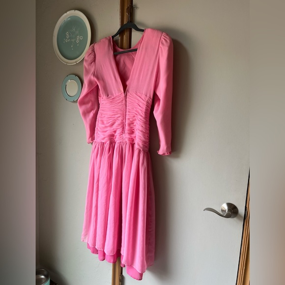 Vintage Barbiecore Kevan Hall Pink Dress - Picture 3 of 14